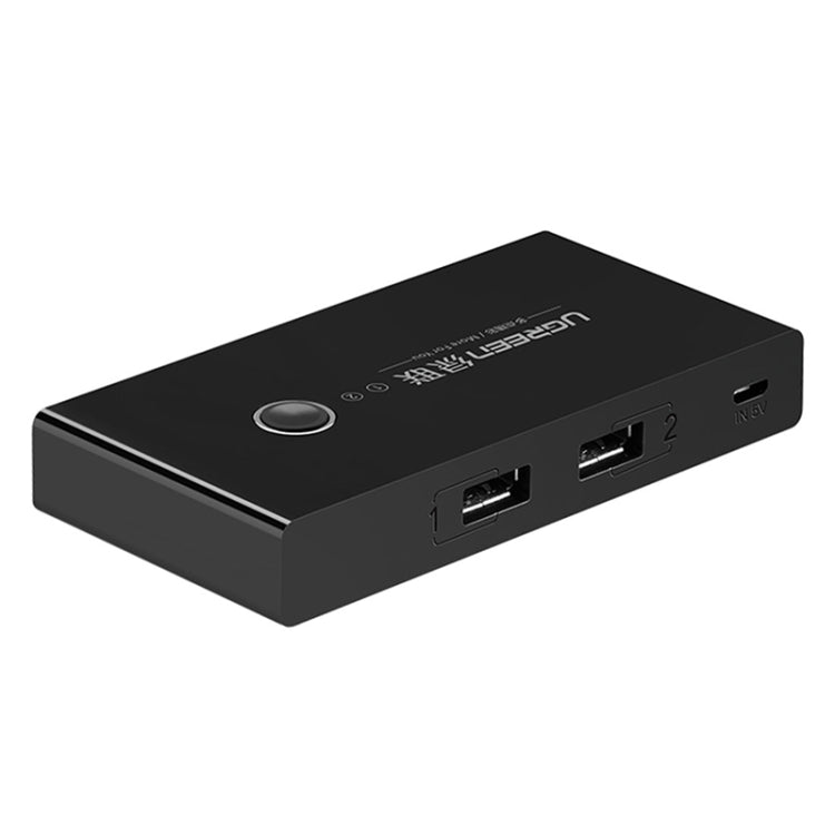 Ugreen USB Switch Selector 2 porte USB condivisione 4 porte USB Switcher Adattatore per mouse, tastiera, stampante, US216