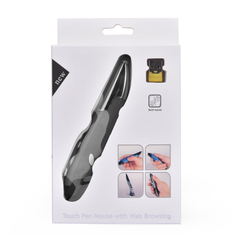 PR-06 Mouse ottico wireless intelligente a 4 tasti con funzione penna stilo, Grey, Blue, Red