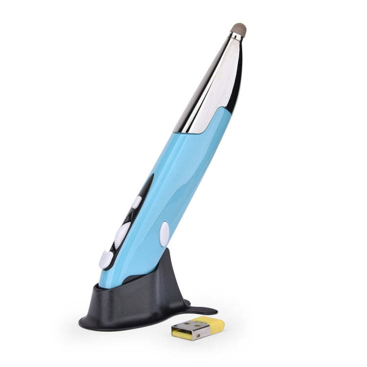 PR-06 Mouse ottico wireless intelligente a 4 tasti con funzione penna stilo, Grey, Blue, Red