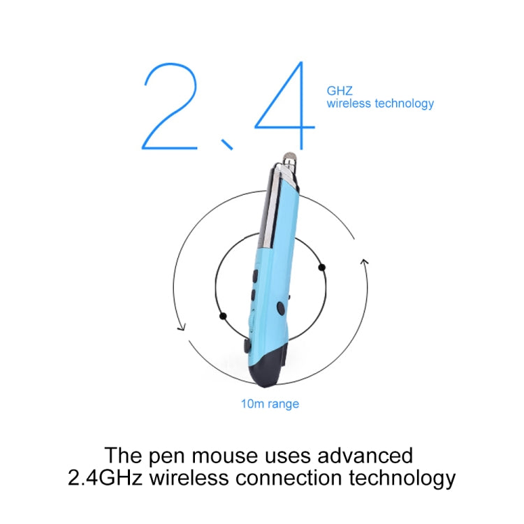 PR-08 Mouse ottico wireless intelligente a 6 tasti con penna stilo e funzione laser, Laser Function Blue, Laser Function Red, Laser Function White, Laser Function Black, Laser Function Grey