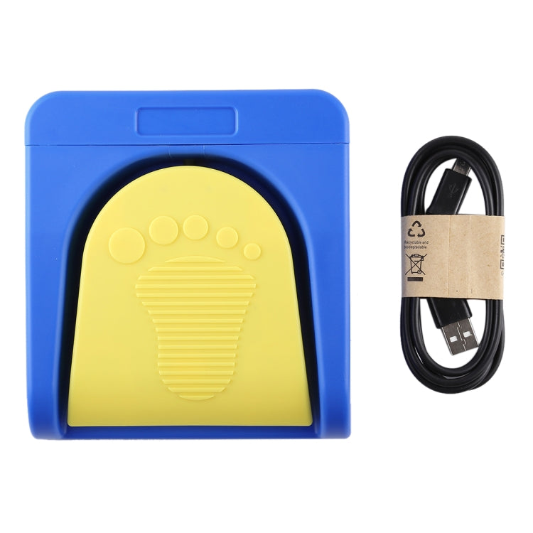 FS2016BT1 PCsensor Bluetooth USB interruttore a pedale singolo controllo pedale d'azione tastiera computer personalizzata con un tasto, Bluetooth 1 Foot Switch