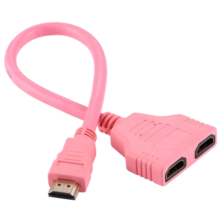 Adattatore per connettore cavo versione HDMI maschio a doppia HDMI femmina 1.4 da 30 cm