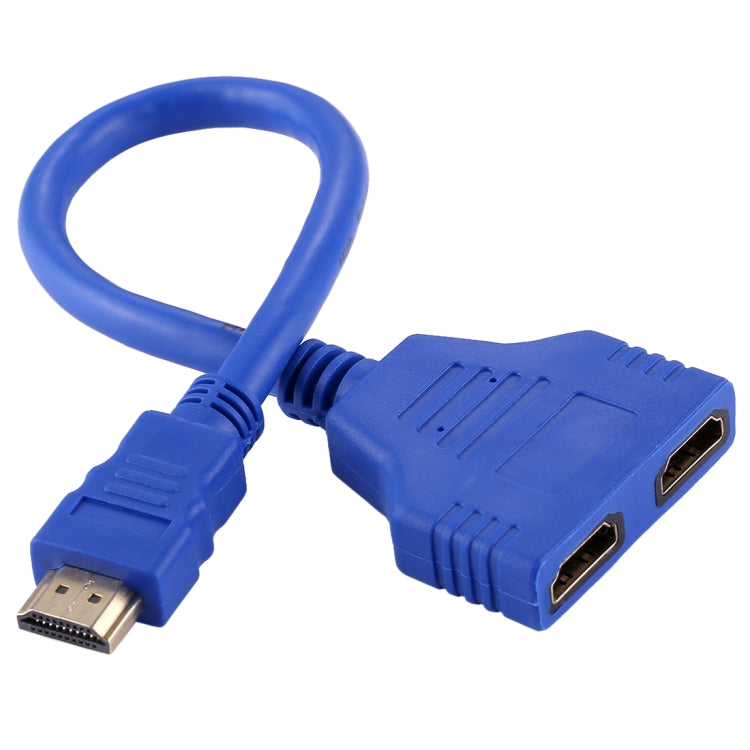 Adattatore per connettore cavo versione HDMI maschio a doppia HDMI femmina 1.4 da 30 cm