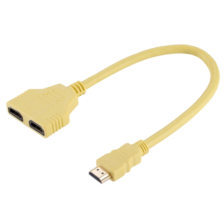 Adattatore per connettore cavo versione HDMI maschio a doppia HDMI femmina 1.4 da 30 cm