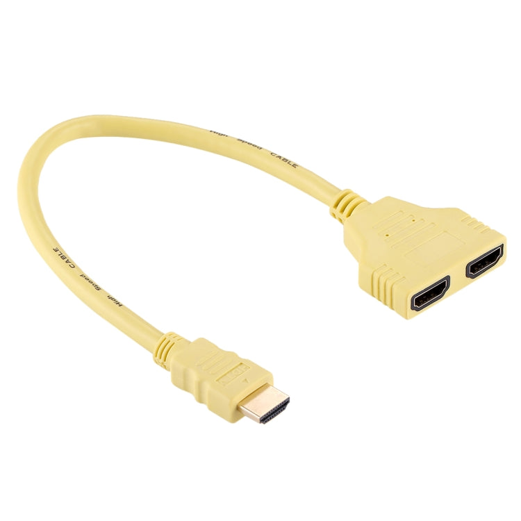 Adattatore per connettore cavo versione HDMI maschio a doppia HDMI femmina 1.4 da 30 cm