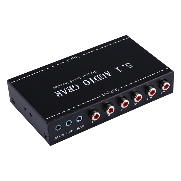 Decodificatore audio digitale per ingranaggi audio NK-A6L 5.1, 5.1 Channel