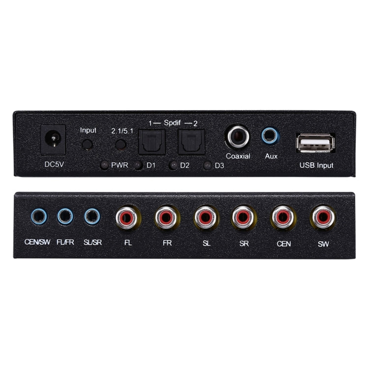 Decodificatore audio digitale per ingranaggi audio NK-A6L 5.1, 5.1 Channel