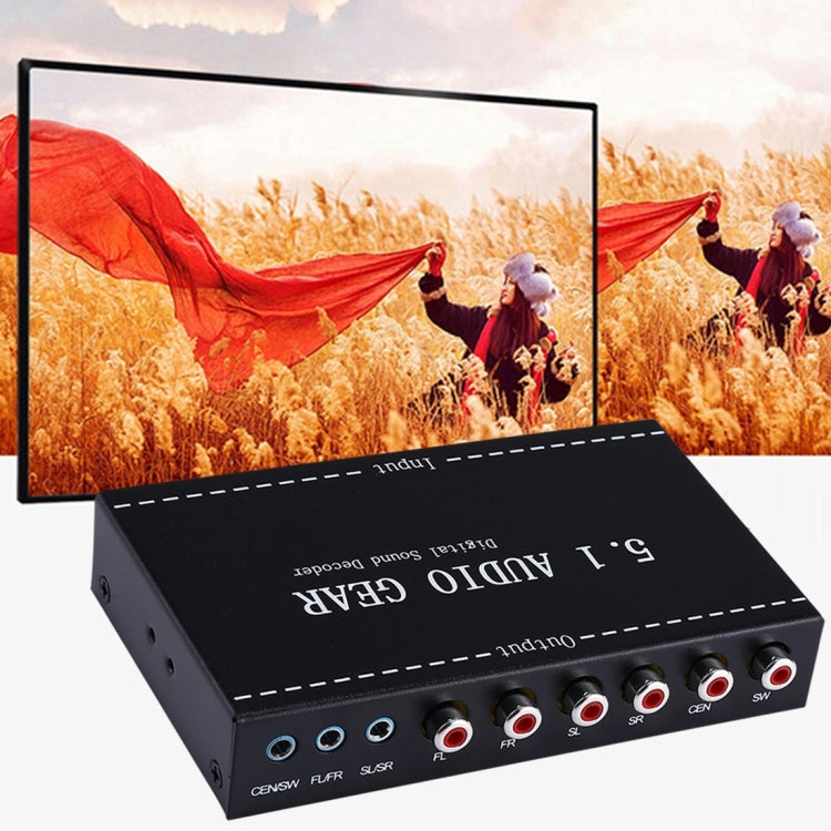 Decodificatore audio digitale per ingranaggi audio NK-A6L 5.1, 5.1 Channel