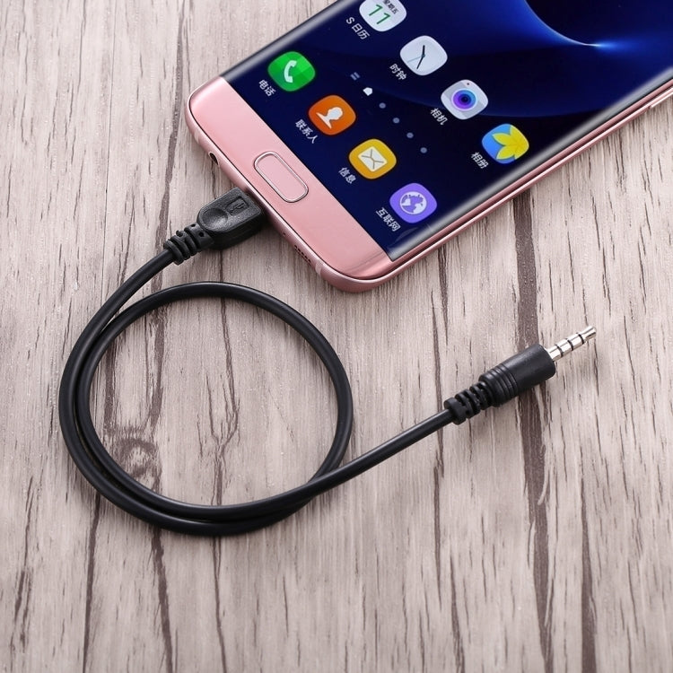 Cavo audio AUX da 3,5 mm maschio a micro USB maschio, lunghezza: circa 40 cm, Micro USB 40cm