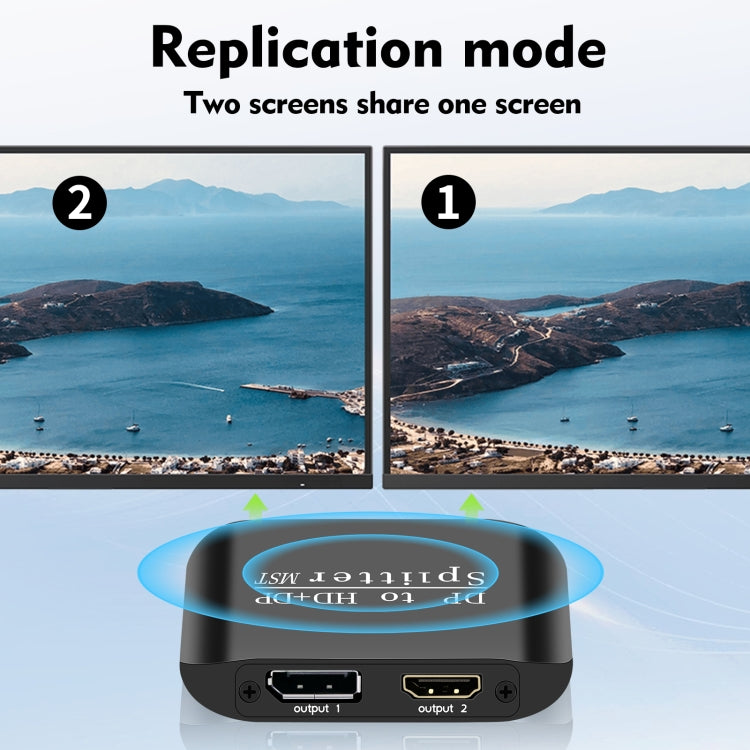 NK-W60 DP DisplayPort a HDMI, Splitter DP DisplayPort MST / SST Monitor Switcher, NK-W60