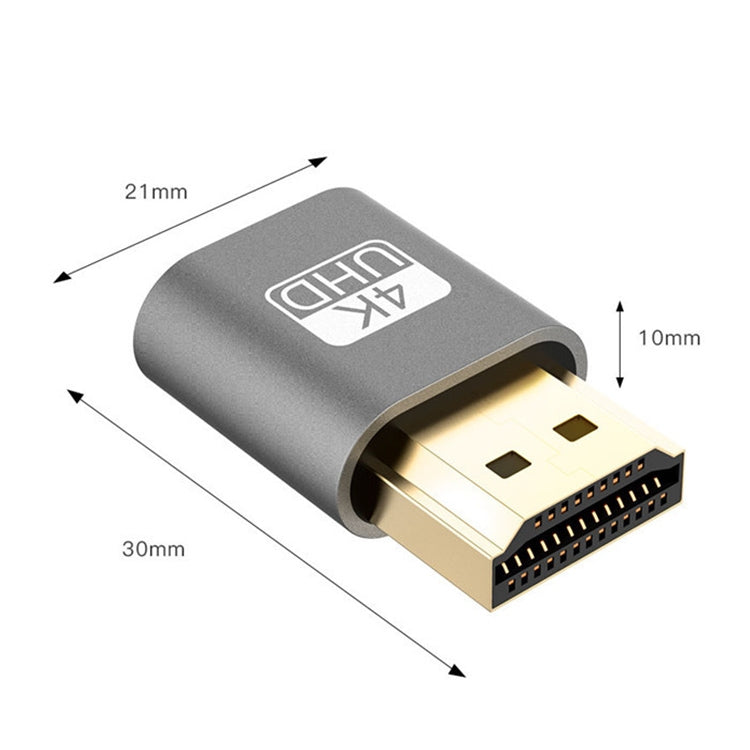 Adattatore display virtuale VGA HDMI 1.4 DDC EDID Emulatore display senza testa con spina fittizia, Pink, Grey, Gold, Red, Silver