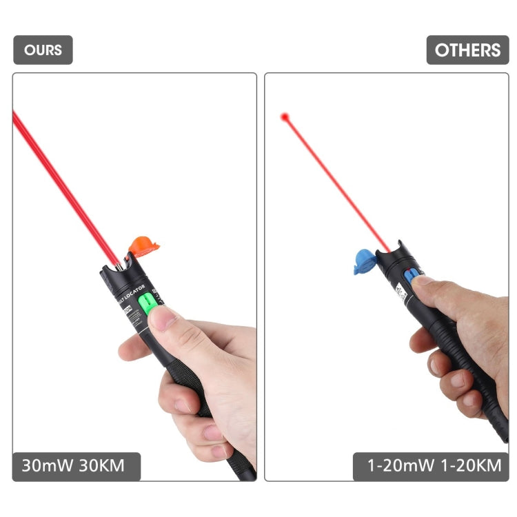 Tester per rilevatore di localizzazione guasti visivi HT-30 da 30 mW Penna per test laser ottico a luce rossa, HT-30