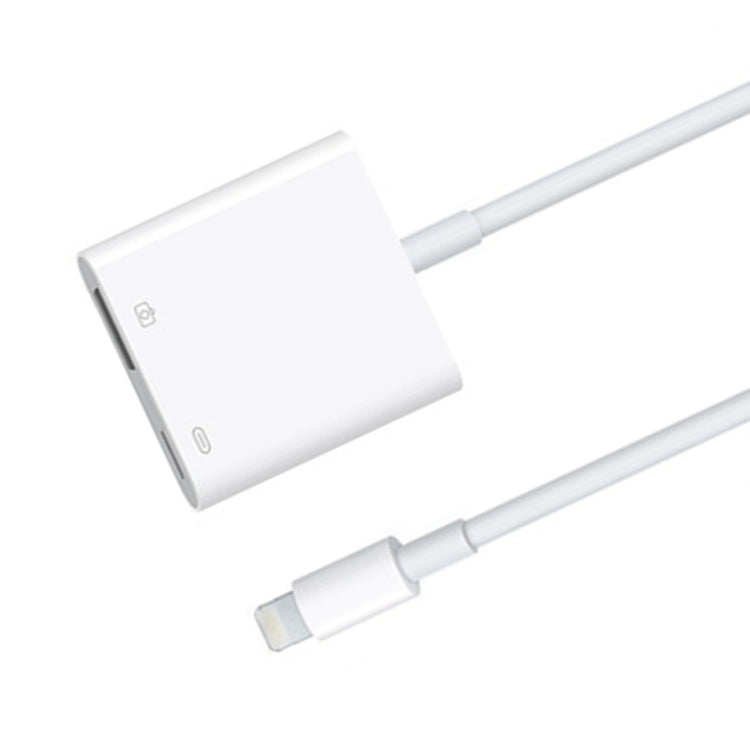Cavo di ricarica dati da 11 cm maschio a 8 pin USB e adattatore per lettore di fotocamere, sistema di supporto superiore a iOS 9.2