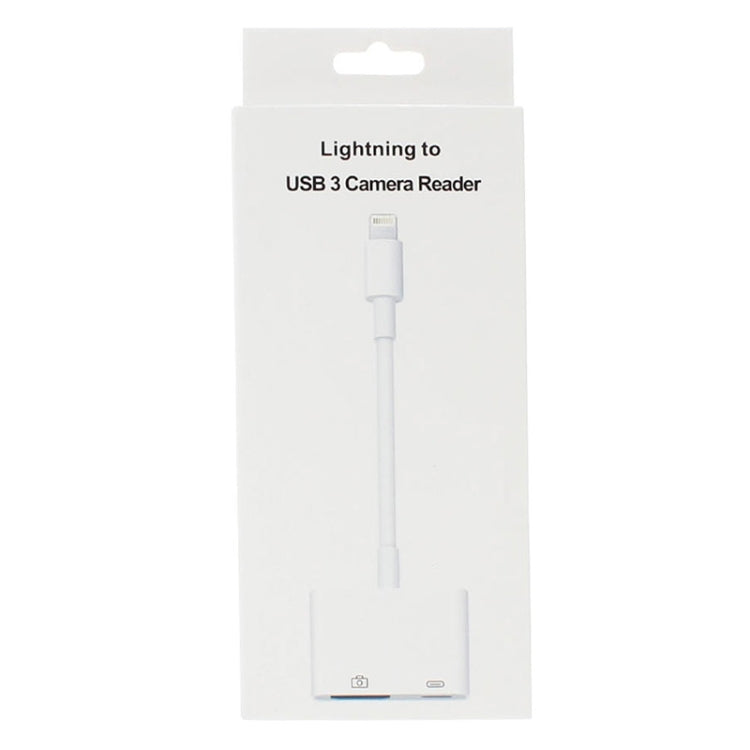 Cavo di ricarica dati da 11 cm maschio a 8 pin USB e adattatore per lettore di fotocamere, sistema di supporto superiore a iOS 9.2