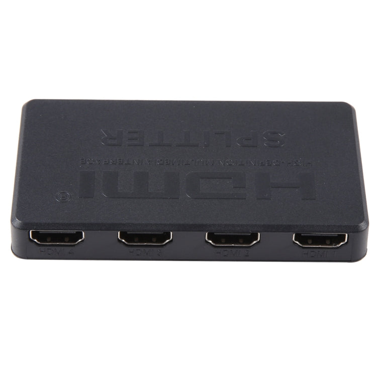 Splitter box HDMI 3D 4K, 1 ingresso x 4 uscite, alimentazione USB