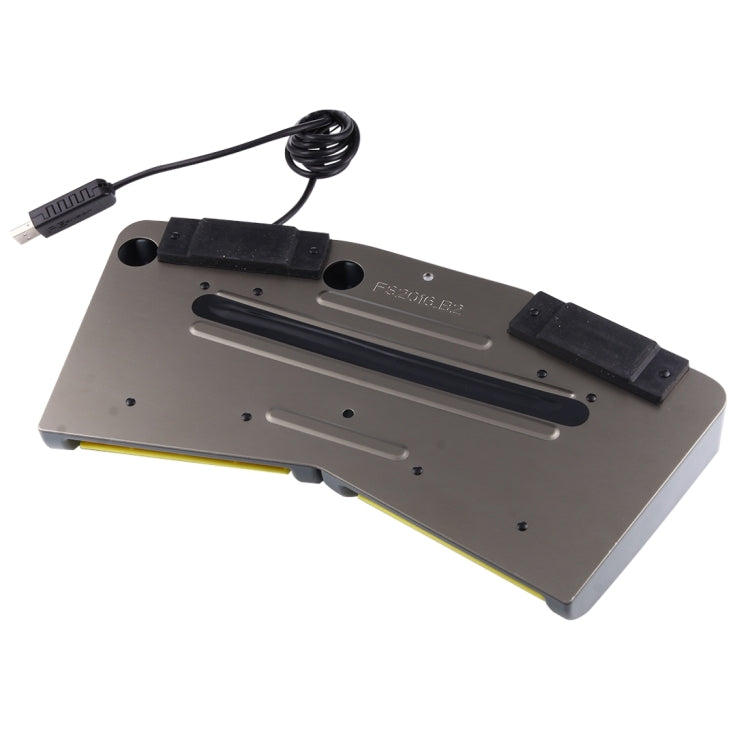 FS2016-USB 2 USB portatile 2 Interruttore a pedale Controllo a pedale Tastiera, Multimedia / Tastiera / Gamepad / Mouse / String / B Funzioni di acquisizione immagini a ultrasuoni, 2 Foot Switch