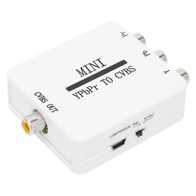 Adattatore AV componente mini convertitore video YPBPR a CVBS per TV/proiettore/monitor