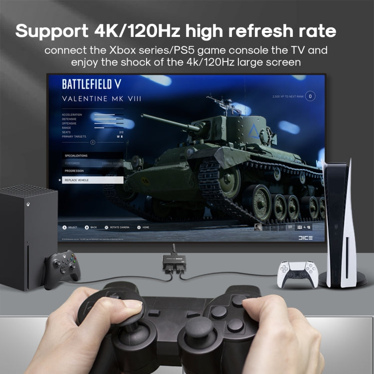 Interruttore unidirezionale NK-W80 8K UHD HDMI 2X1, NK-W80