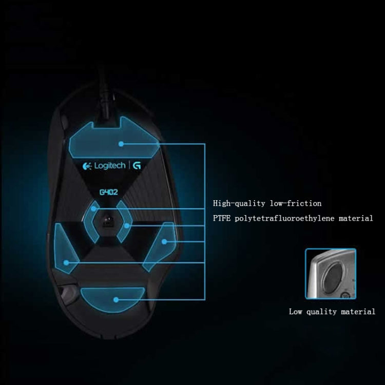 Logitech G402 Interfaccia USB 8 tasti 4000 DPI Mouse da gioco ottico cablato con tracciamento ad alta velocità regolabile a cinque velocità, Lunghezza: 2 m