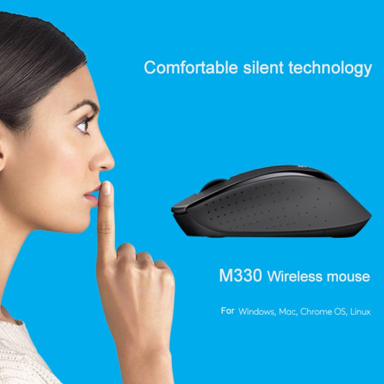 Mouse ottico wireless Logitech M330 con ricevitore micro USB