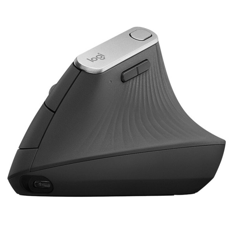 Logitech MX Vertical 4000 DPI USB-C/Type-C + Unifying + Bluetooth Mouse ottico verticale wireless ergonomico a tre modalità, MX Vertical