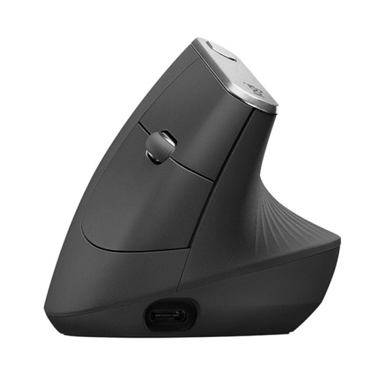 Logitech MX Vertical 4000 DPI USB-C/Type-C + Unifying + Bluetooth Mouse ottico verticale wireless ergonomico a tre modalità, MX Vertical