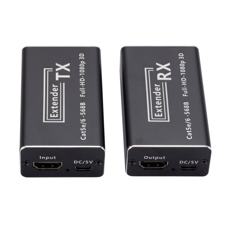 Trasmettitore HD da RJ45 a HDMI Extender di rete singolo da 60 m Extender per amplificatore di segnale HDMI, spina americana, RJ45 to HDMI 60m