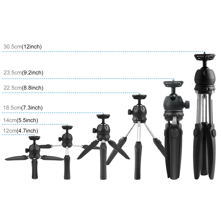 PULUZ Mini VLOG Live Stabilizer Stand Treppiede con morsetto per telefono per smartphone, Mini VLOG Live Stabilizer (Black), Mini VLOG Live Stabilizer(Blue), Mini VLOG Live Stabilizer(Red)