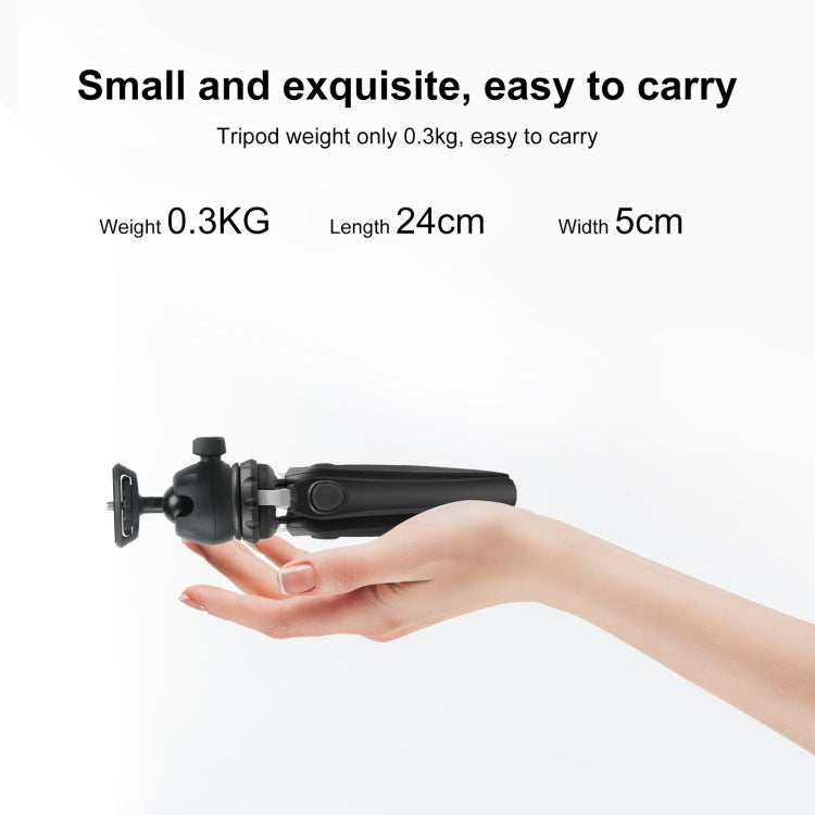 PULUZ Mini VLOG Live Stabilizer Stand Treppiede con morsetto per telefono per smartphone, Mini VLOG Live Stabilizer (Black), Mini VLOG Live Stabilizer(Blue), Mini VLOG Live Stabilizer(Red)