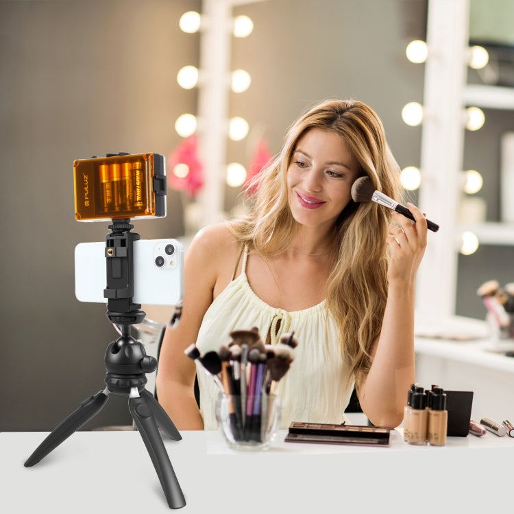 PULUZ Mini VLOG Live Stabilizer Stand Treppiede con morsetto per telefono per smartphone, Mini VLOG Live Stabilizer (Black), Mini VLOG Live Stabilizer(Blue), Mini VLOG Live Stabilizer(Red)