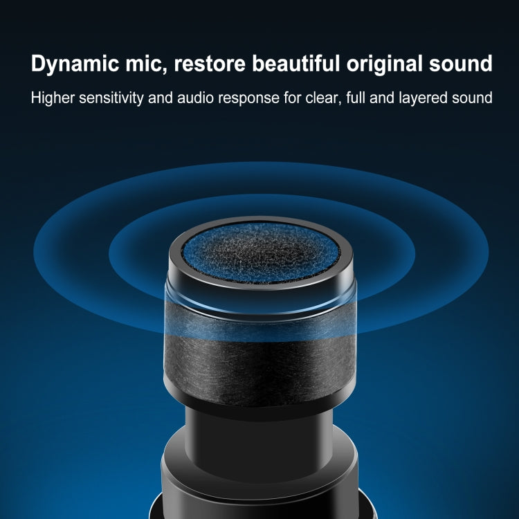 Microfoni dinamici wireless UHF PULUZ da 1 a 2 con display LED, trasmettitore da 3,5 mm, 1 To 2 UHF Wireless Microphones