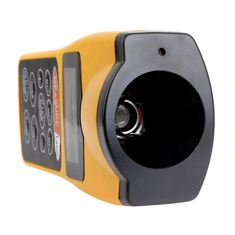 Misuratore di distanza ad ultrasuoni LCD da 1,8 pollici con punto laser rosso, CP-3007 (1,5-60 piedi), CP-3007