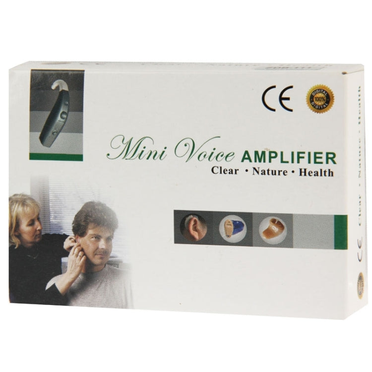 ZDB-111 Mini amplificatore vocale Apparecchio acustico digitale con perdita moderata, supporto controllo volume, ZDB-111