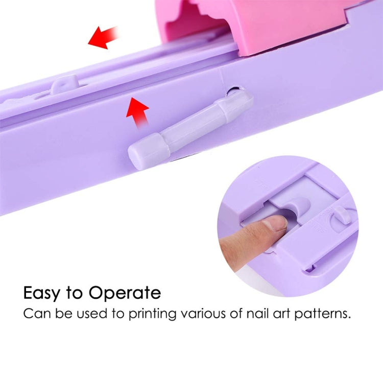Set di macchine per timbri per stampa nail art fai da te