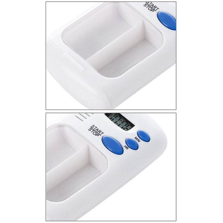 Scatola di medicinali promemoria per pillole con timer multi-allarme portatile intelligente