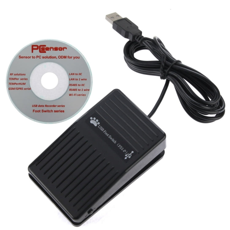 Adattatore per tastiera Game Pad con interruttore di comando a pedale USB per computer, 1 Foot Switch