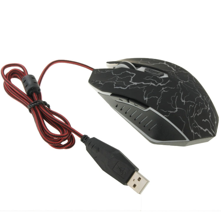 Mouse da gioco magico ottico cablato USB 6D per computer PC portatile, USB 6D