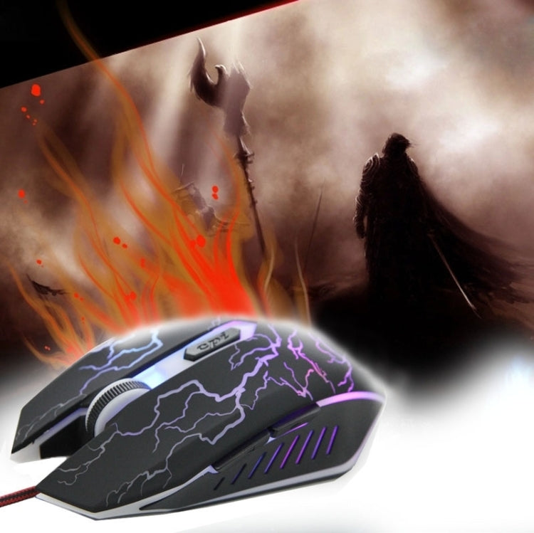 Mouse da gioco magico ottico cablato USB 6D per computer PC portatile, USB 6D