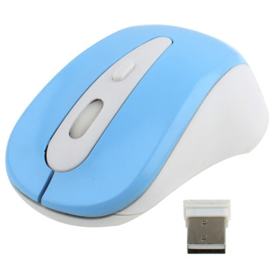 Mouse ottico wireless da 2,4 GHz con ricevitore USB, Plug and Play, distanza di lavoro fino a 10 metri