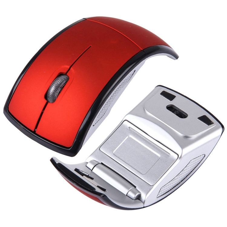 Mouse/topi ottici wireless pieghevoli con ricetrasmettitore snap-in wireless da 2,4 GHz 800-1200-1600 dpi, 2.4GHZ (Black), 2.4GHZ (Blue), 2.4GHZ (Red)