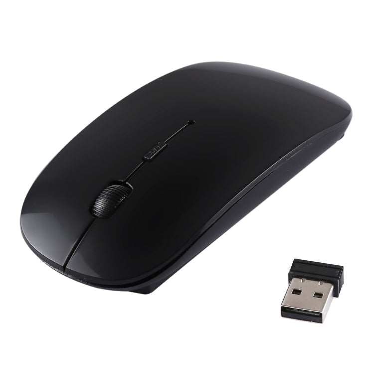 Mouse ottico laser ultrasottile wireless da 2,4 GHz con mini ricevitore USB, Plug and Play