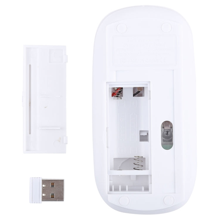 Mouse ottico laser ultrasottile wireless da 2,4 GHz con mini ricevitore USB, Plug and Play