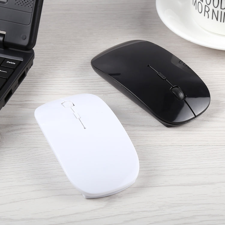 Mouse ottico laser ultrasottile wireless da 2,4 GHz con mini ricevitore USB, Plug and Play