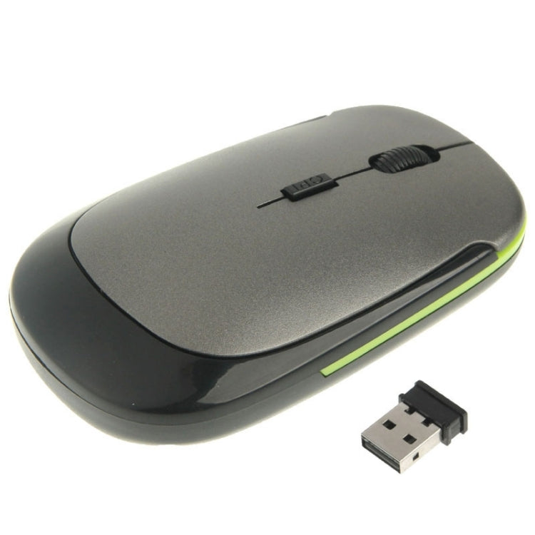 Mouse ultrasottile wireless da 2,4 GHz, Black, Grey, Silver