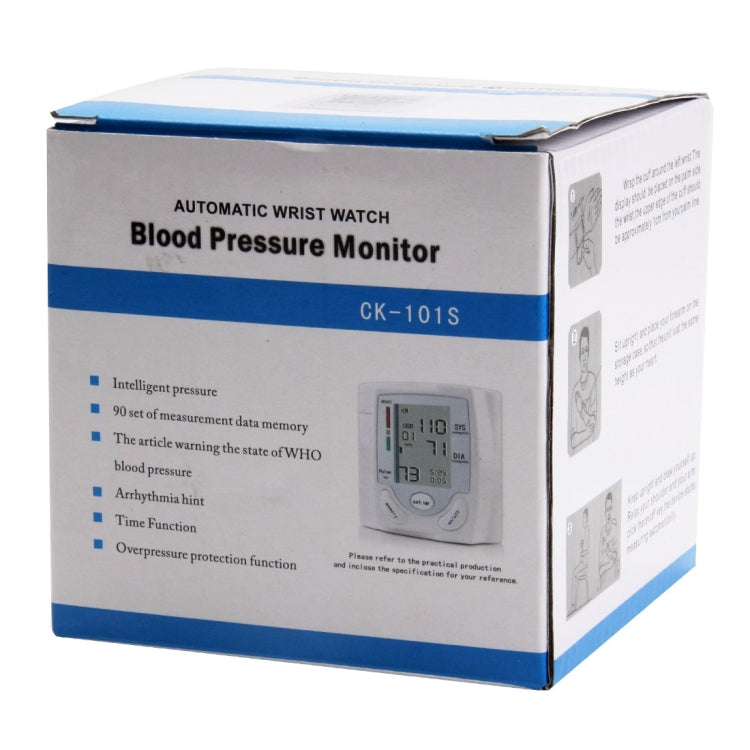 CK-101S Monitor automatico della pressione sanguigna da polso completamente automatico