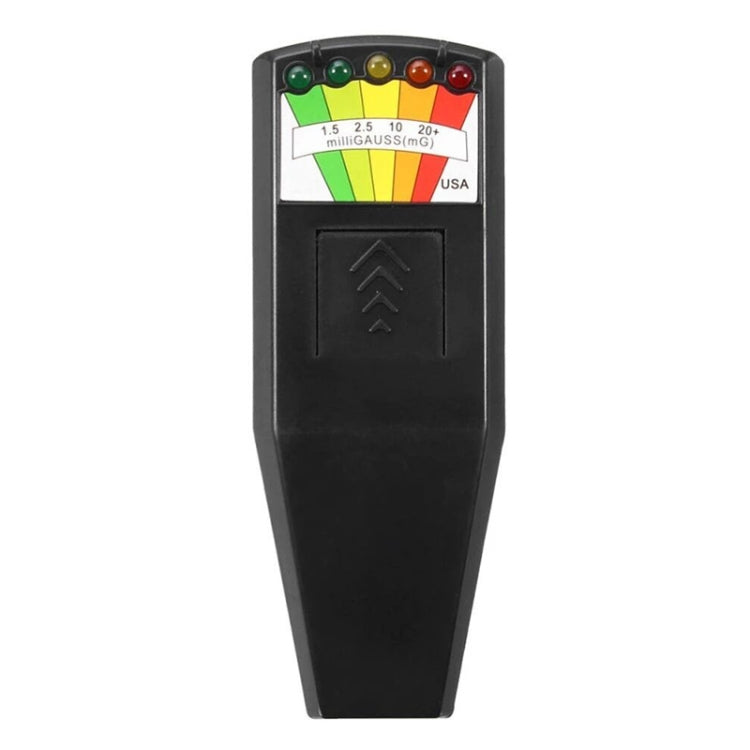 Tester per misuratori EMF con rilevatore di radiazioni elettromagnetiche a 5 LED, Style 2 White, Style 2 Black