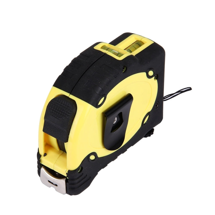 Livella laser con metro a nastro Pro (25 piedi) e clip da cintura/può essere fissata al treppiede