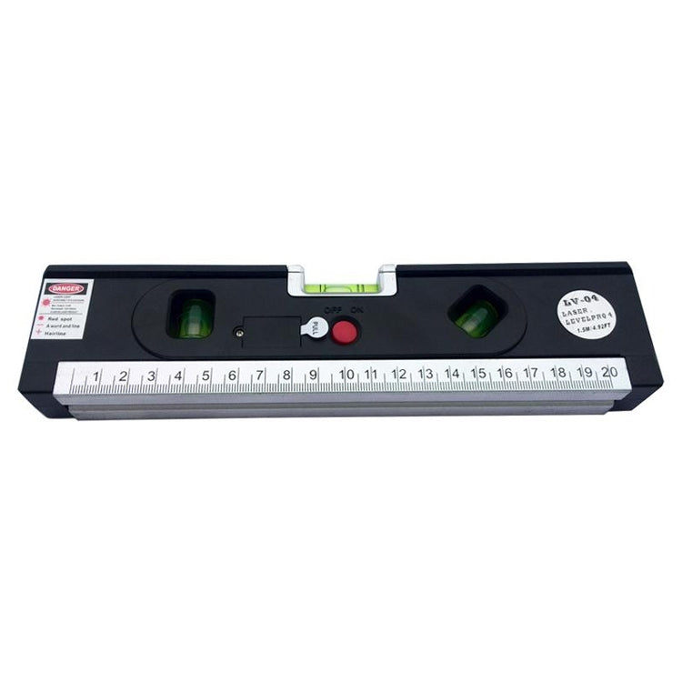 Livella laser con metro a nastro Pro 4 (100 cm) / Livella a bolle con luce LED, LV-04