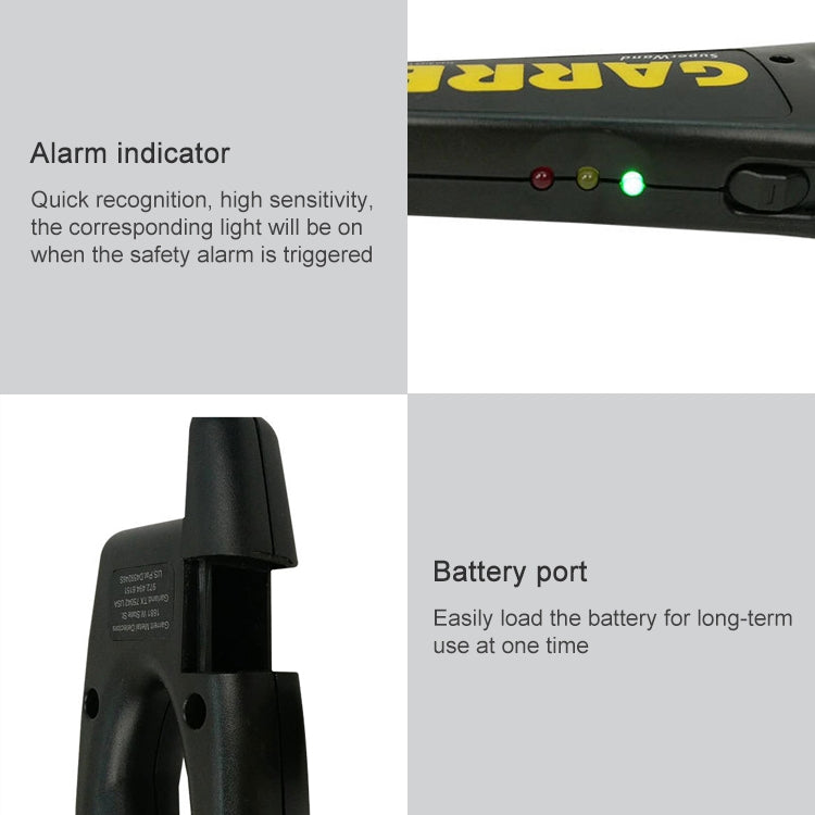 Metal detector di sicurezza portatile, distanza di rilevamento: 60 mm, Hand-held Detector