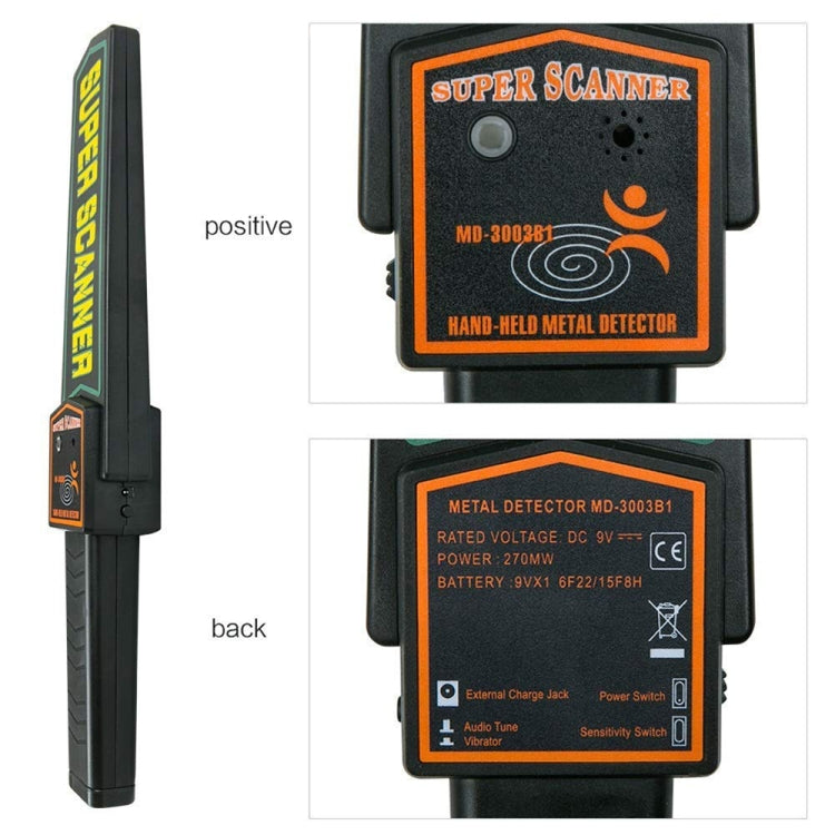 Metal detector di sicurezza portatile TS90, distanza di rilevamento: 60 mm, TS90